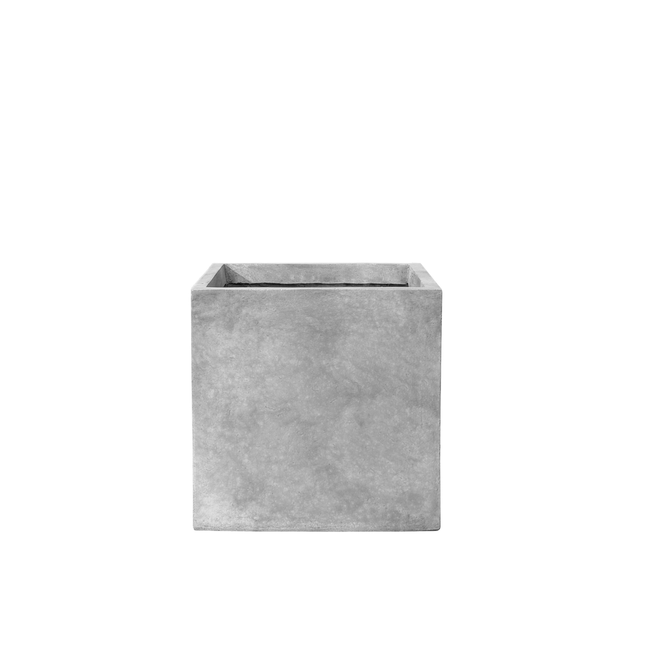 Pot KUBIX 50x50cm gris clair