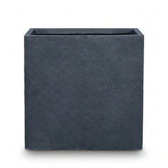 Cache-pot pré percé KUBIX 60x60cm gris foncé