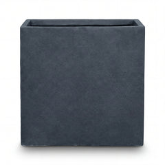 Cache-pot pré percé  KUBIX 75x75cm gris foncé