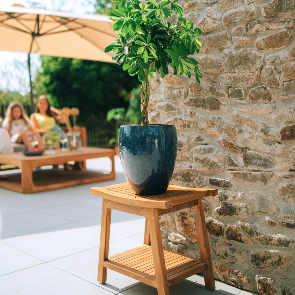 Planter LAFONTAINE 23x35cm ultramarine blue