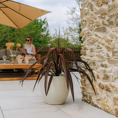 Pot LANCELOT 36x34cm crème