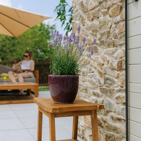 Pot LANCELOT 21x19cm violet clair