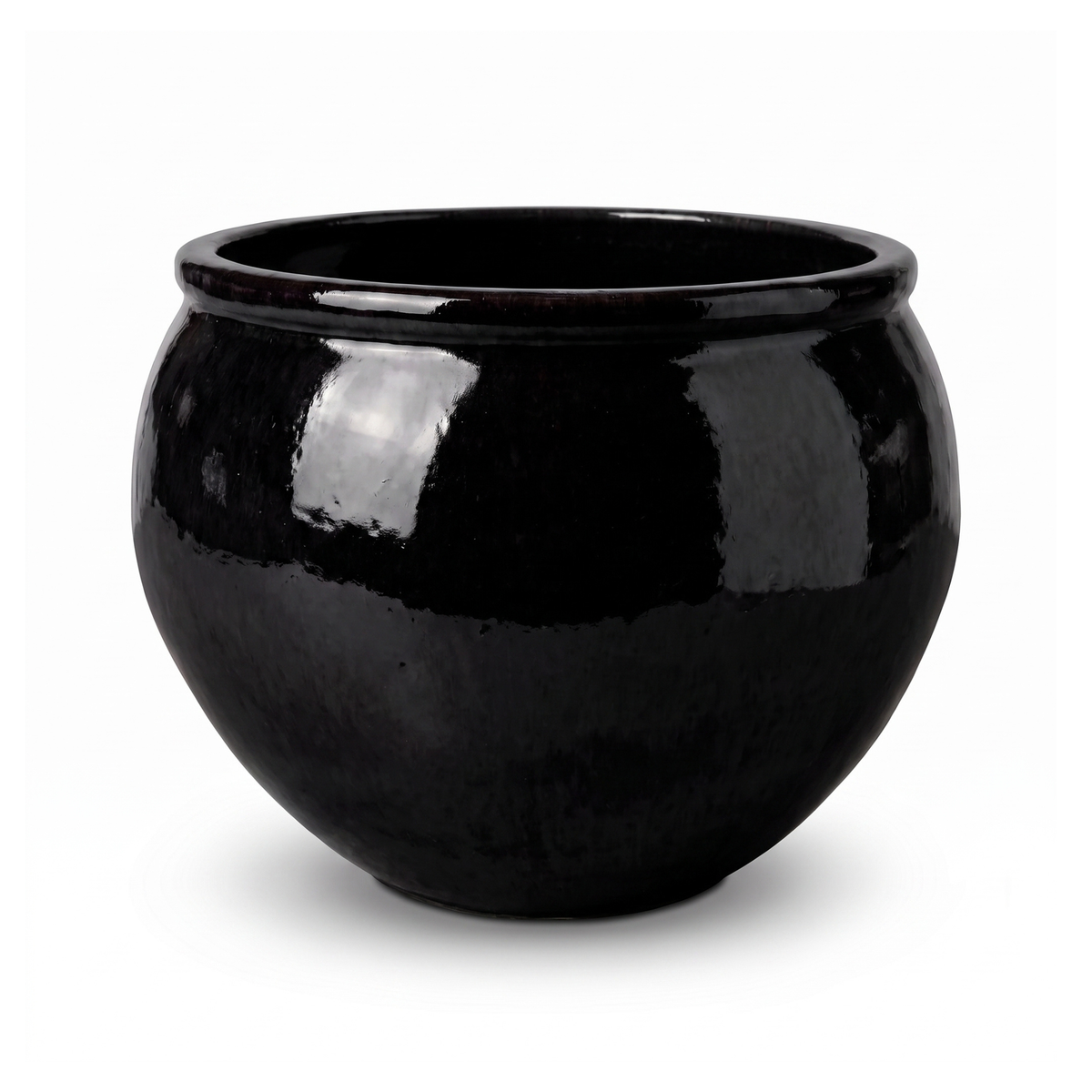 Plantenbak LUTECE 53x43cm zwart
