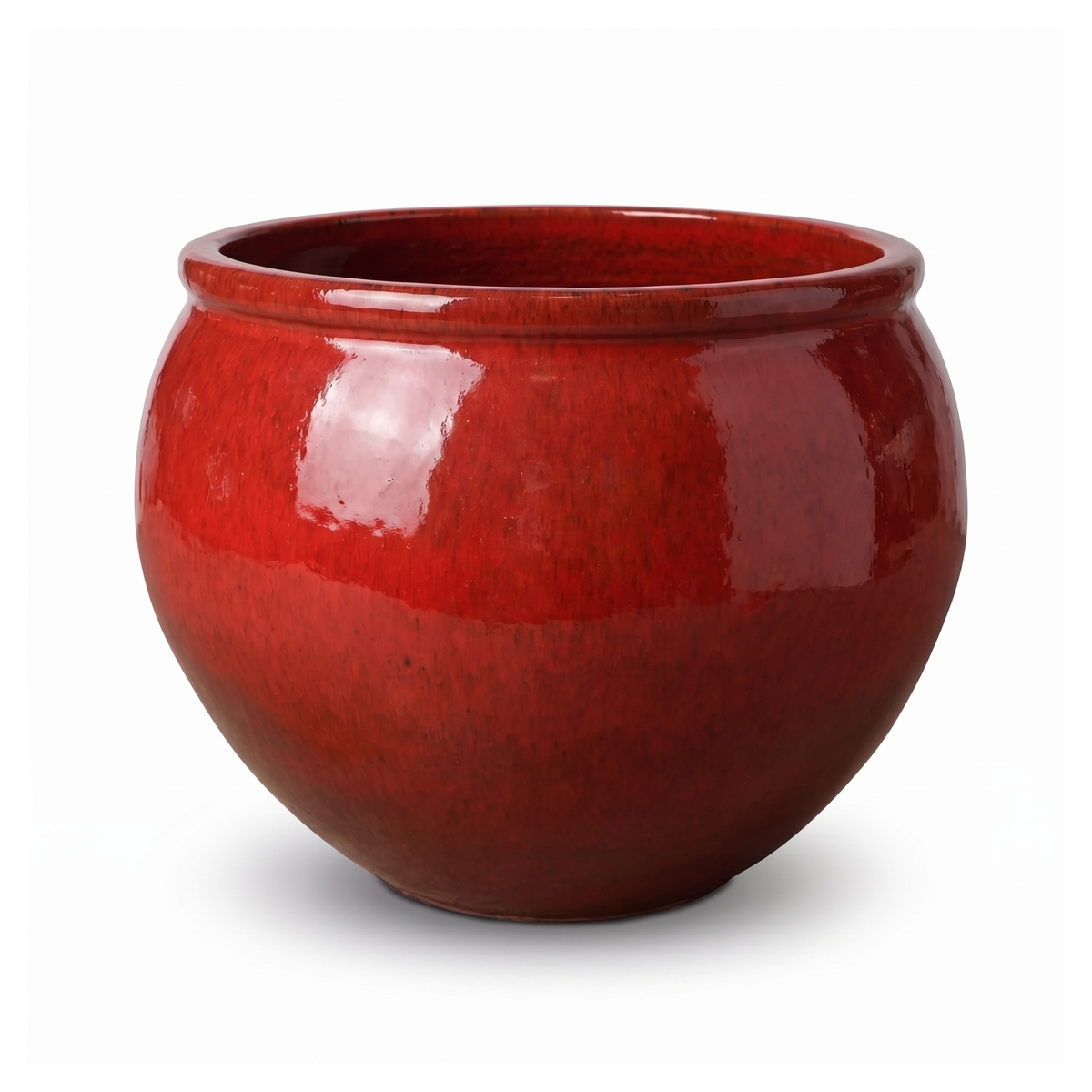 Plantenbak LUTECE 53x43cm tropisch rood