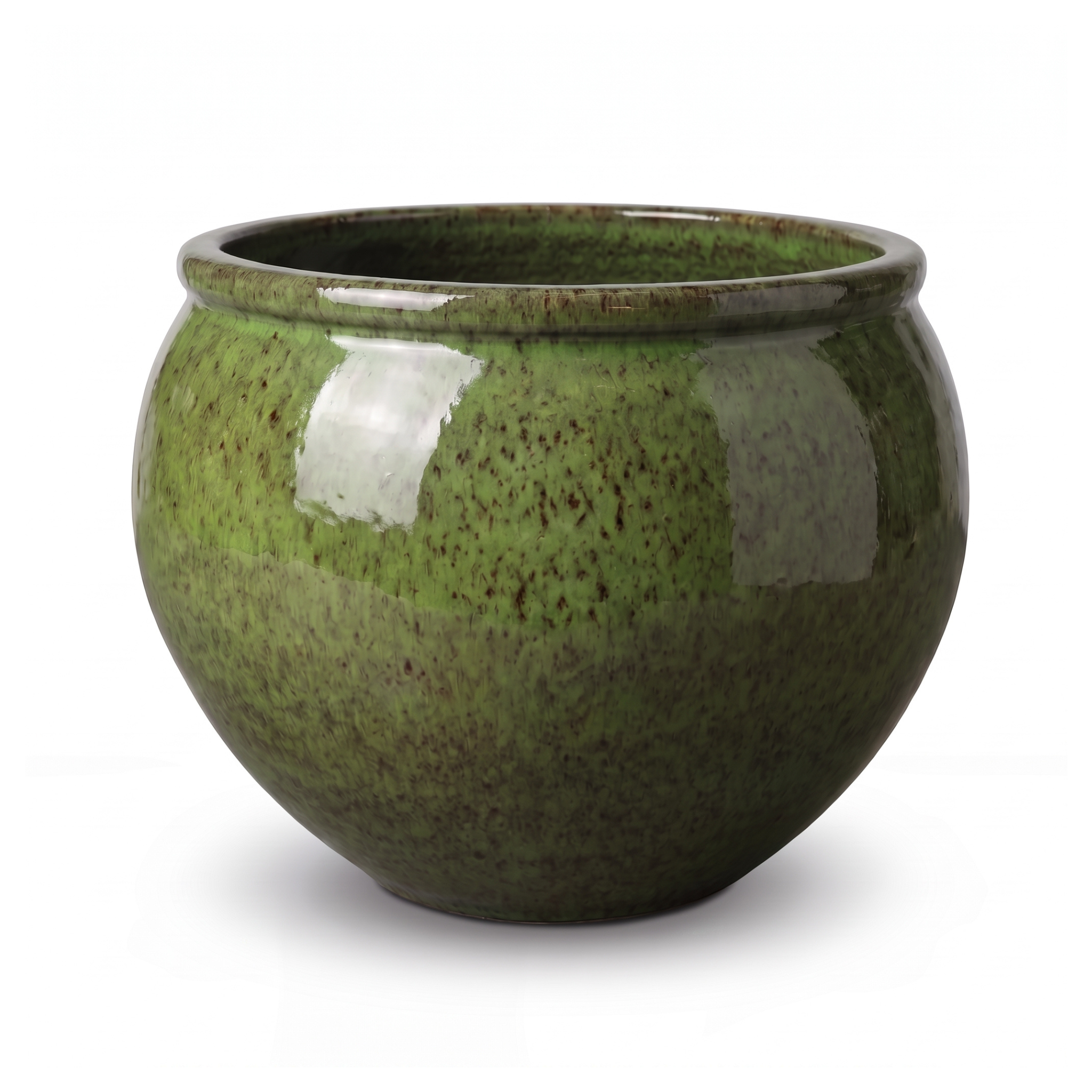Plantenbak LUTECE 53x43cm tropisch groen