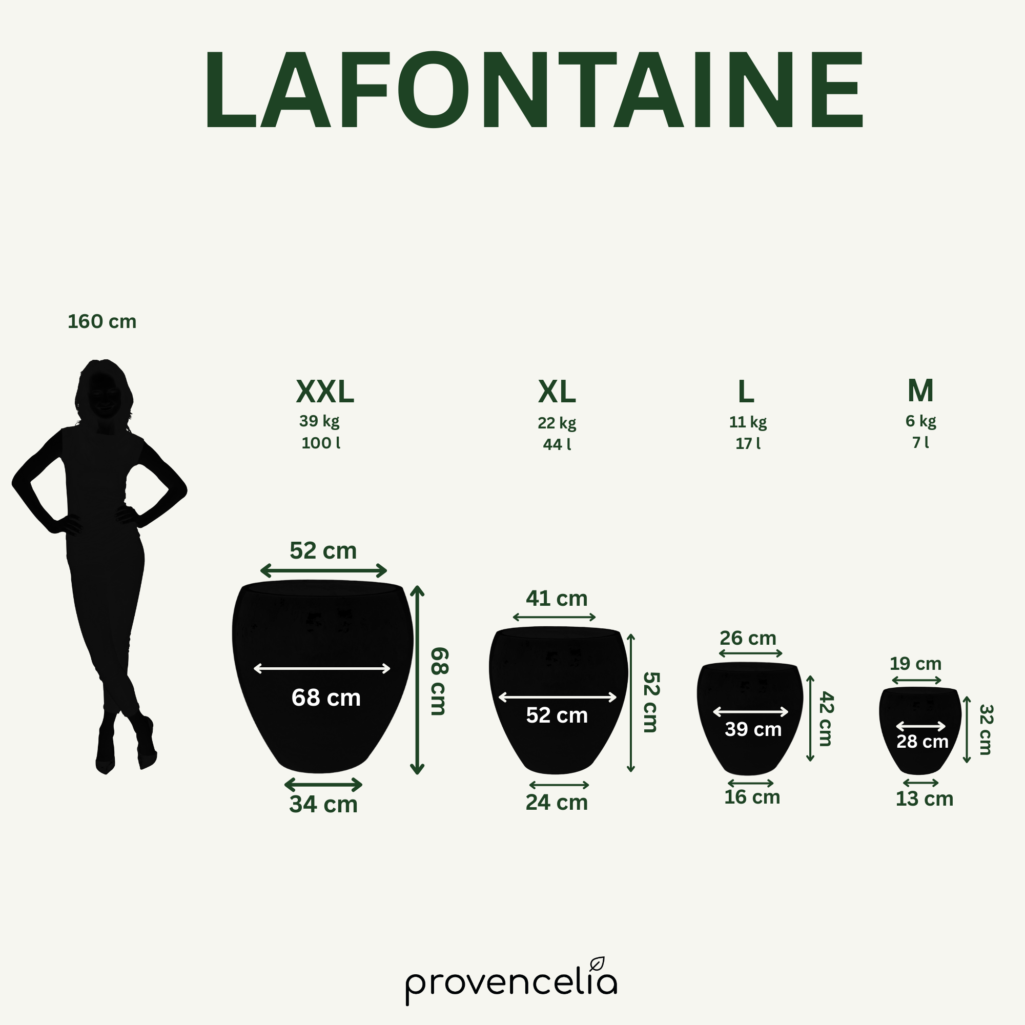 LAFONTAINE Pot 28x32cm, light purple