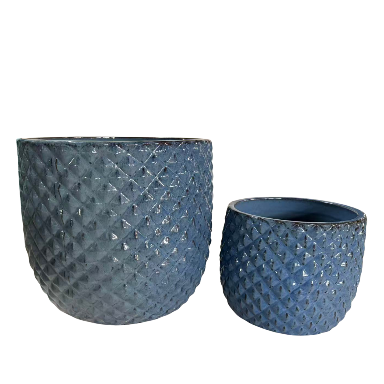 Pot MARS 30x30cm bleu antique