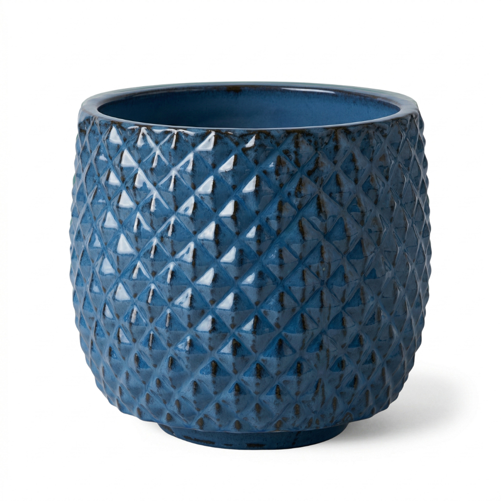 Pot MARS 30x30cm antiekblauw