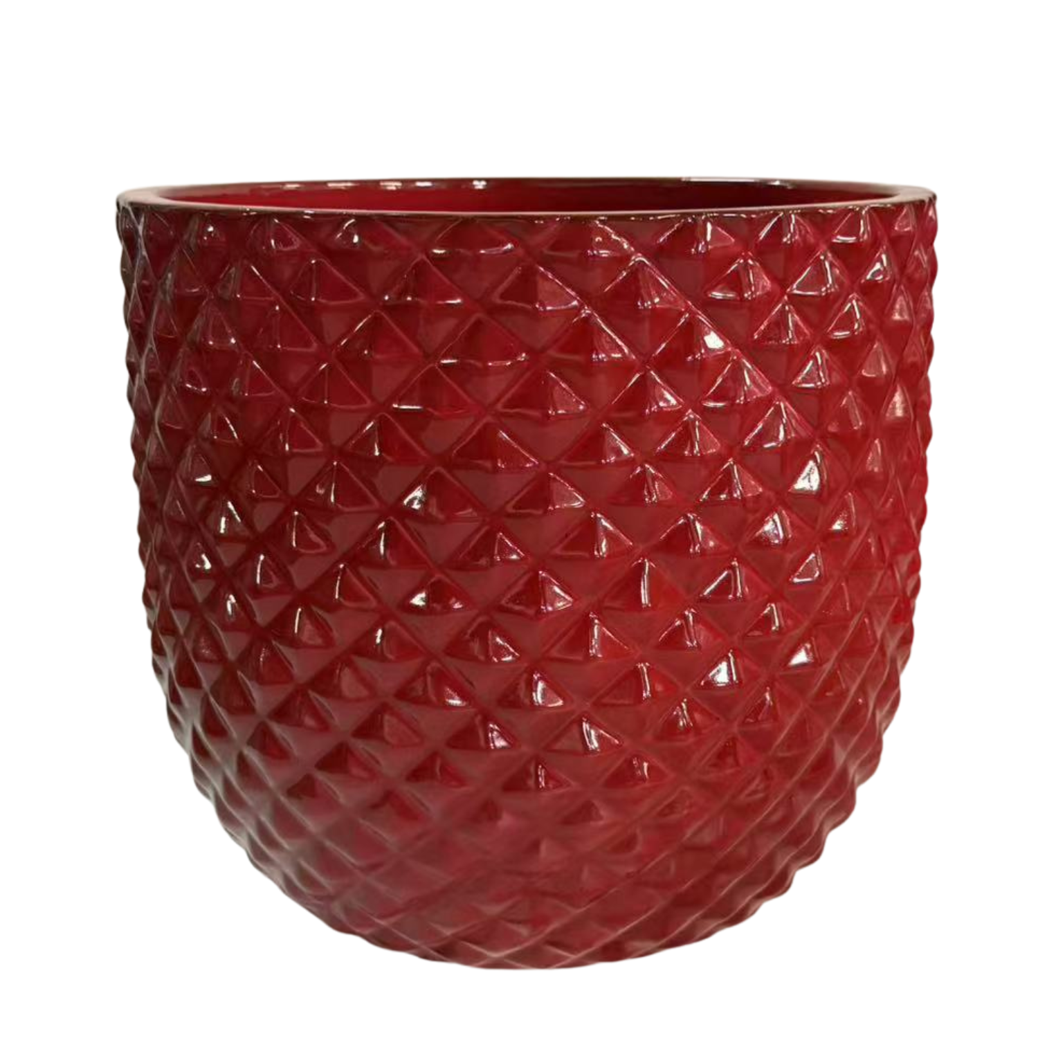 Pot MARS 30x30cm rouge impérial