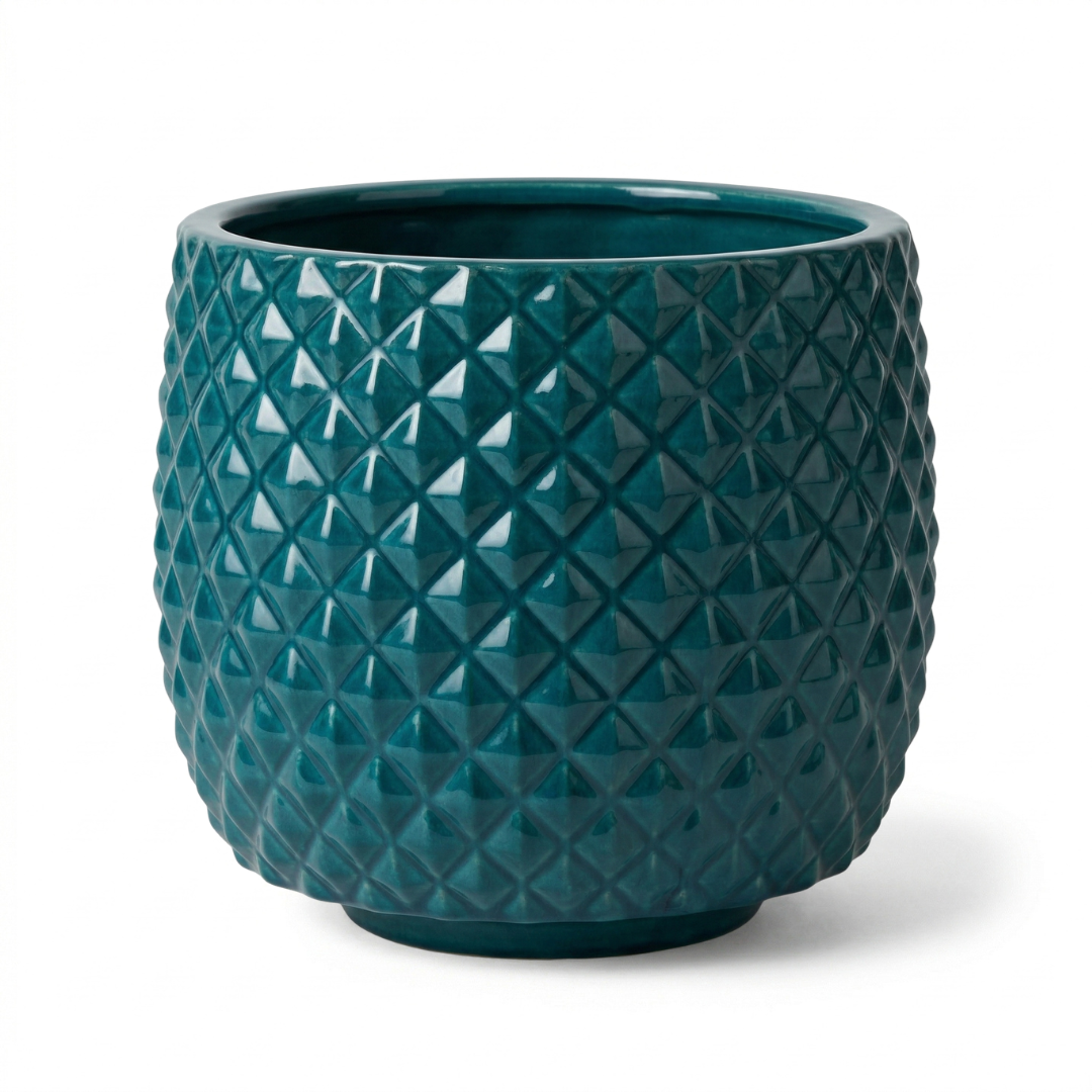 Vaso MARS 30x30cm blu petrolio