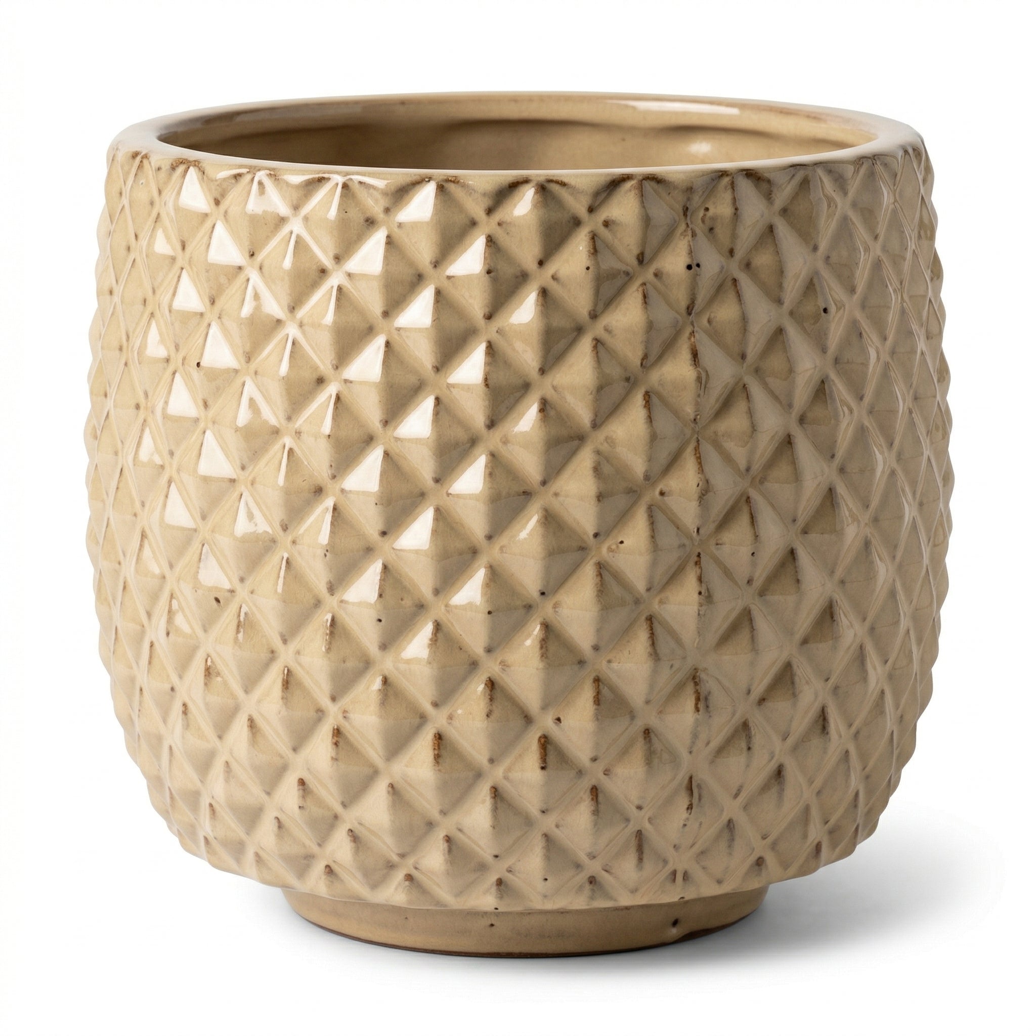 Pot MARS 45x45cm bronze sablé