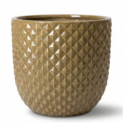 MARS Pot 45x45cm sanded bronze