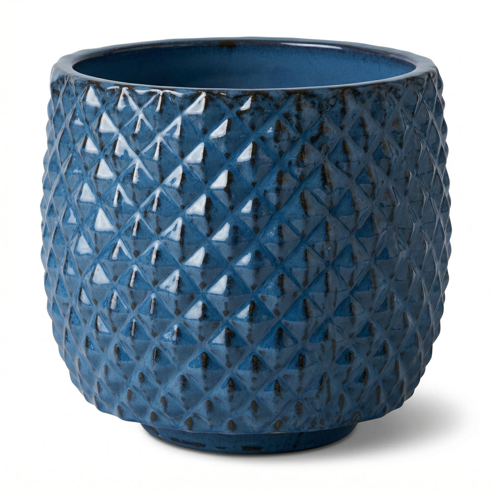 Pot MARS 45x45cm bleu antique