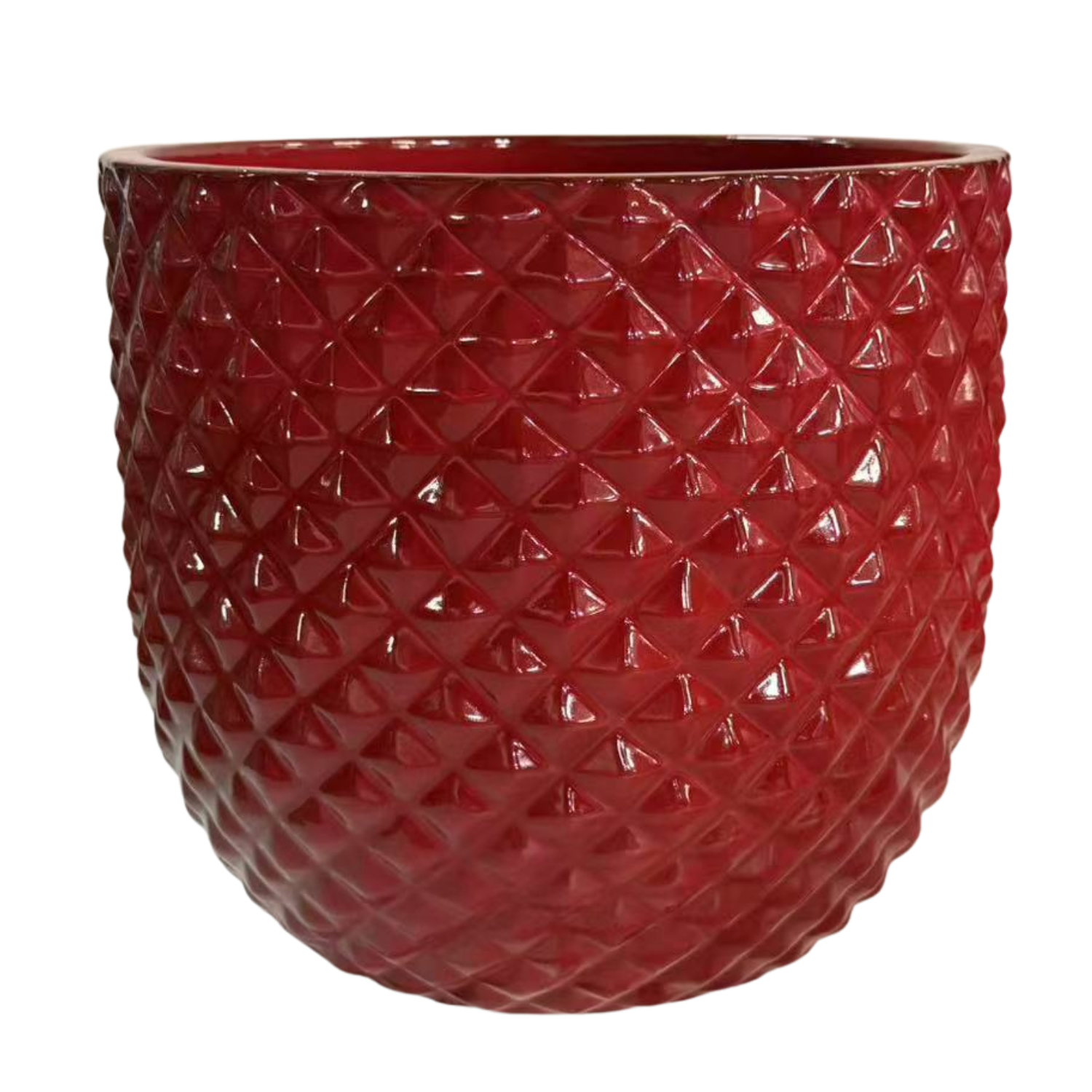 Pot MARS 45x45cm rouge impérial