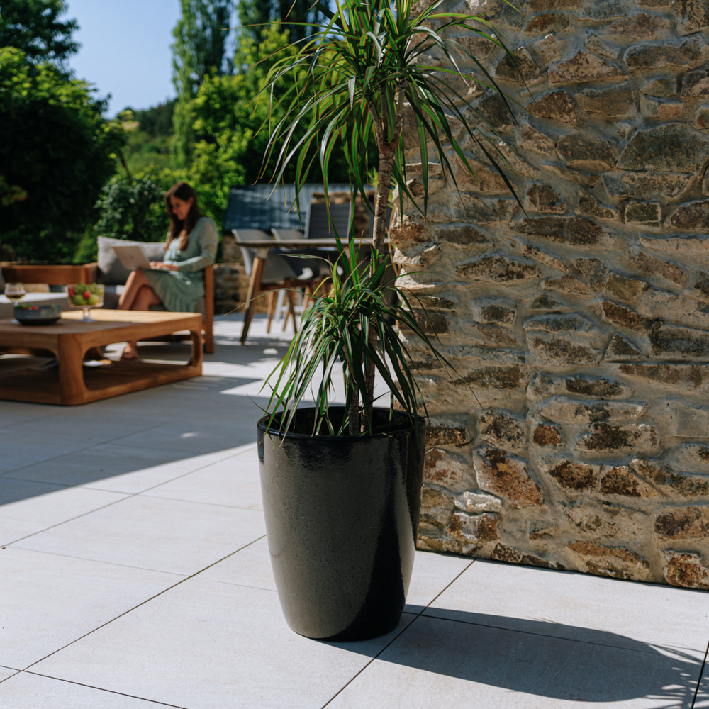 Planter MAZARIN 36x45cm black