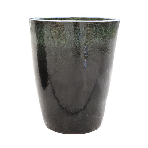 MAZARIN Pot 36x45cm black & green