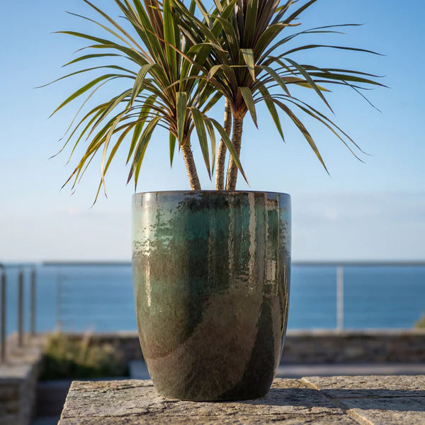 Pot MAZARIN2 37x49cm vert brumeux