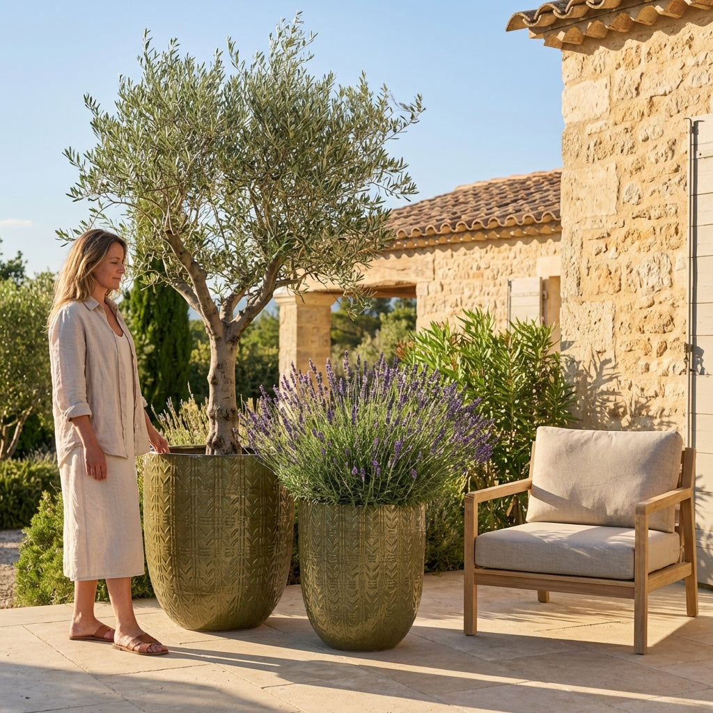 MERCURE Pot 51x64cm sunset