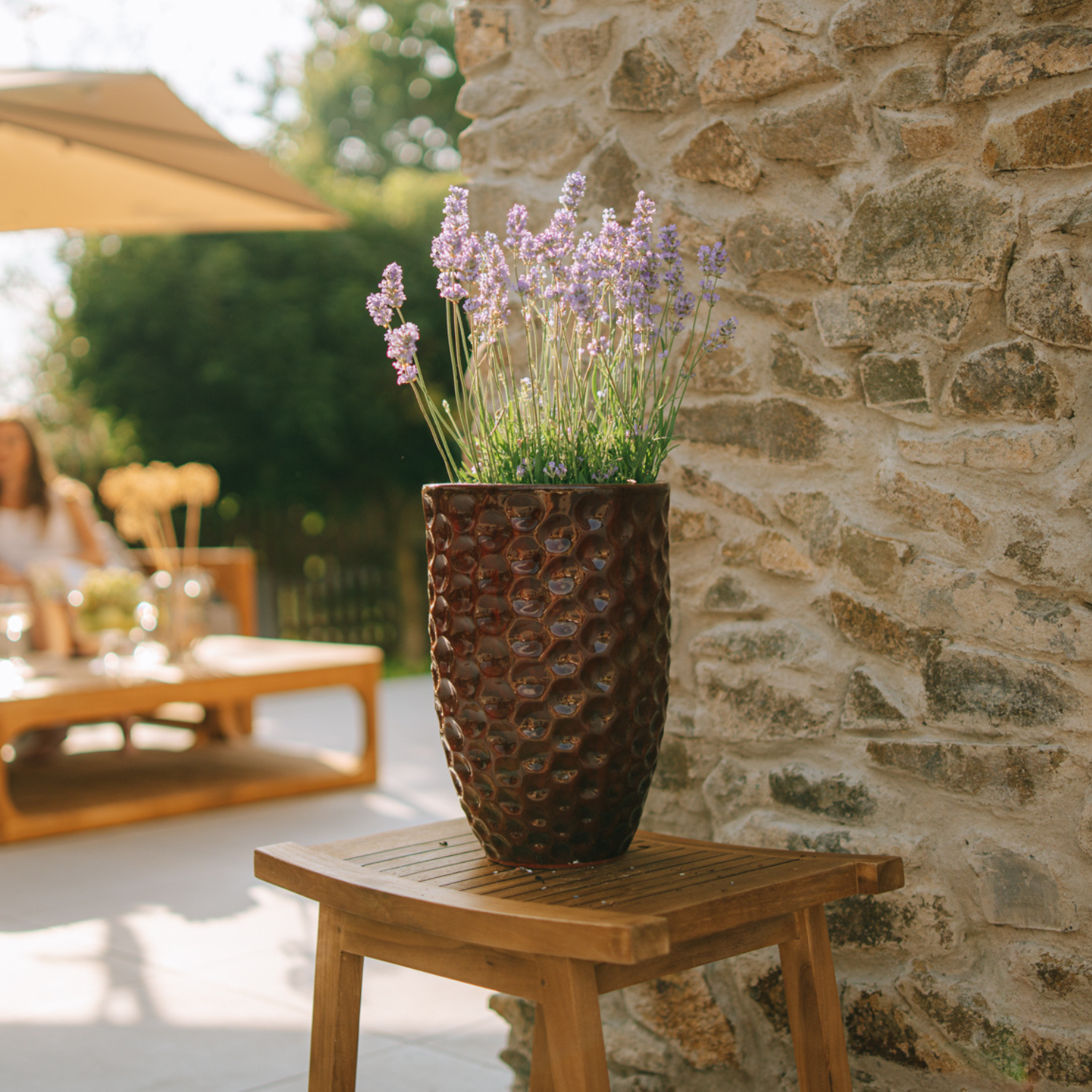 Pot MEROVEE 23x35cm rouge brique