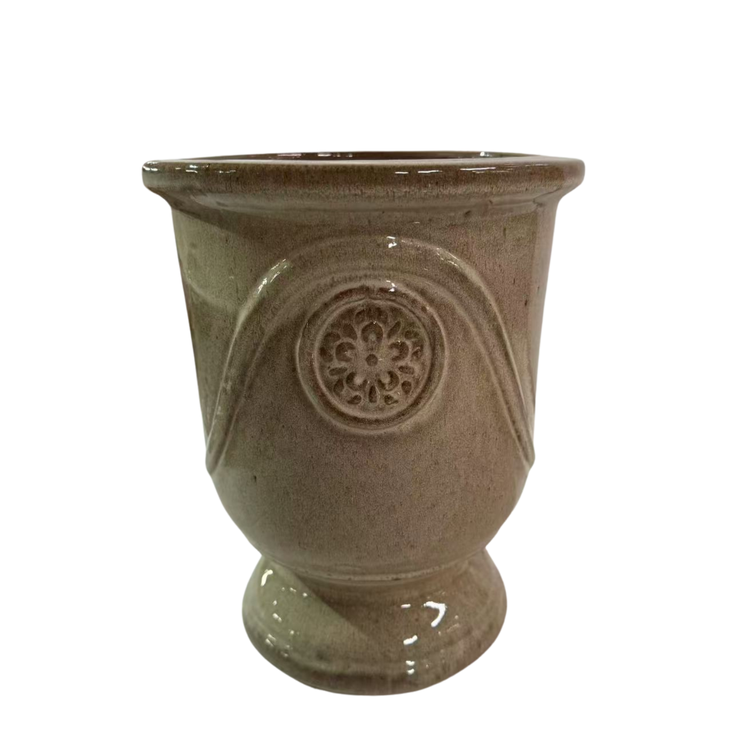 MOLIERE Pot 24x30cm sanded bronze