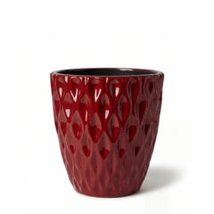 Pot MONET 28x28cm rouge impérial