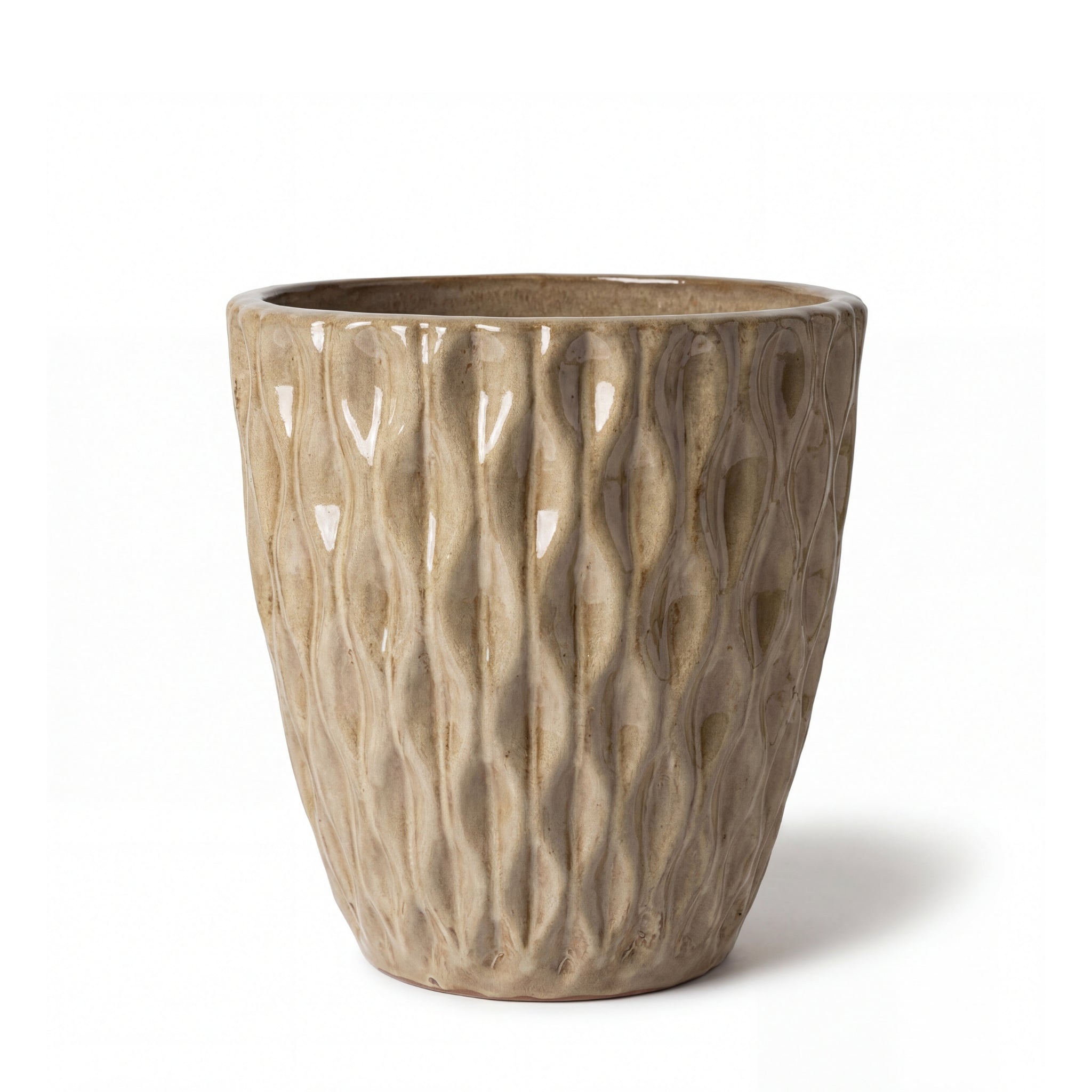 Pot MONET 38x38cm bronze sablé