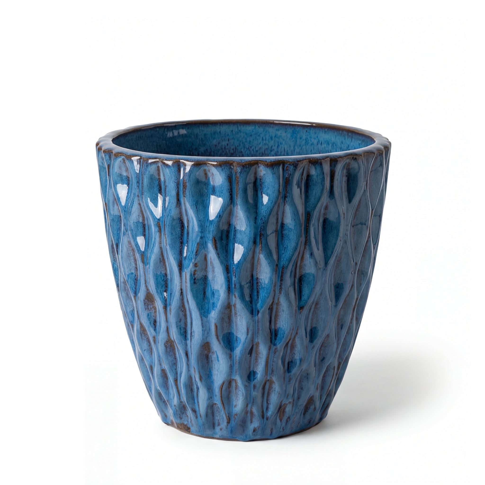 Pot MONET 38x38cm bleu antique