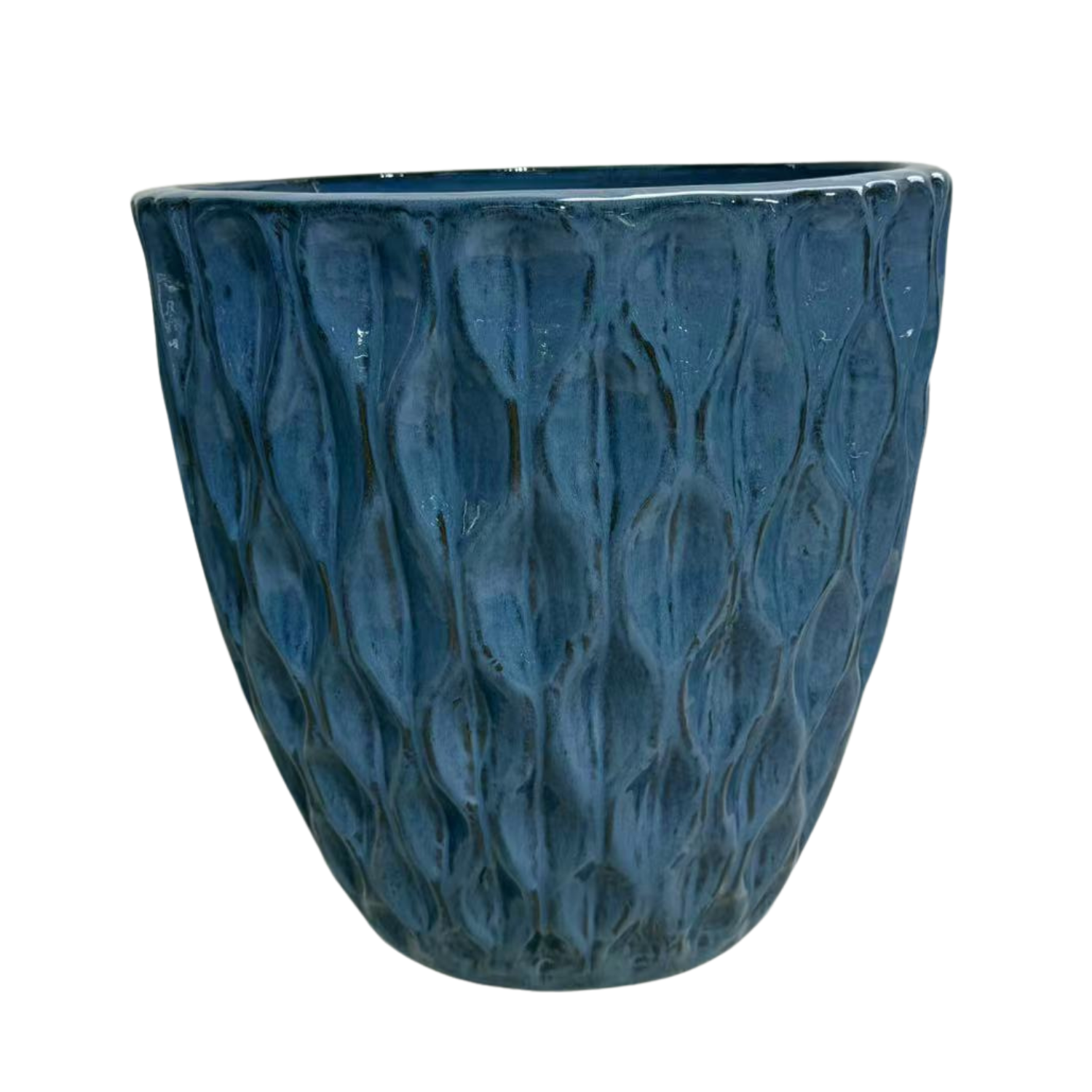 MONET Pot 38x38cm antique blue