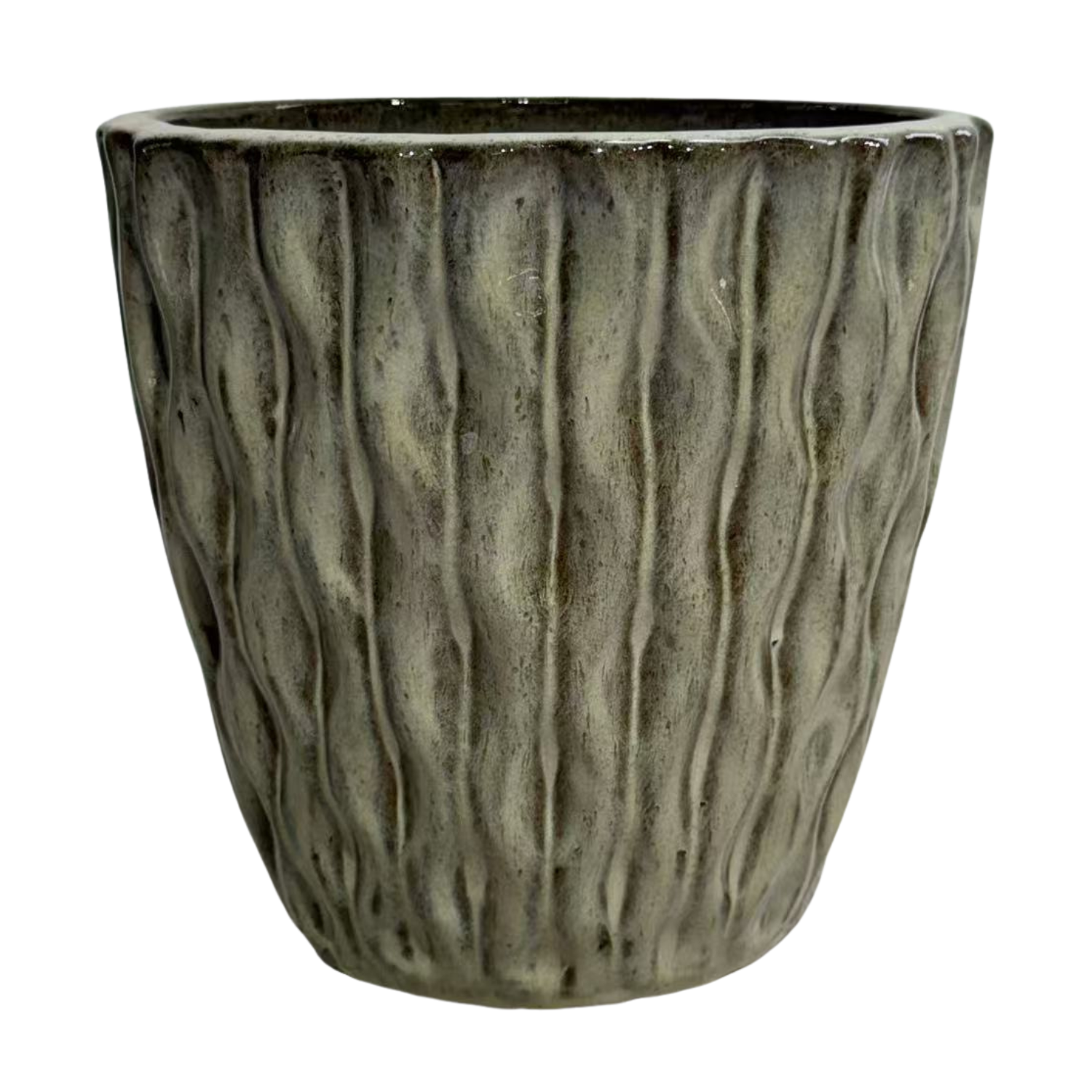 MONET Pot 48x48cm sanded bronze
