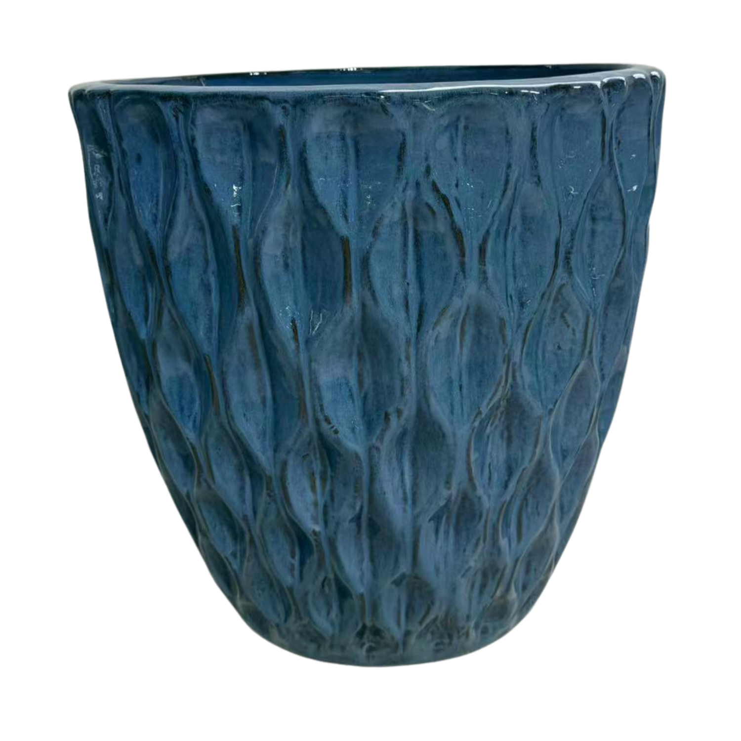 MONET Pot 48x48cm antique blue