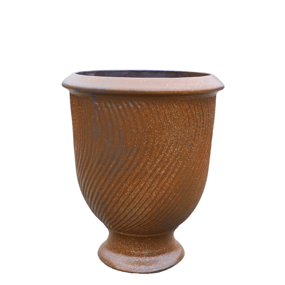 Pot MORGANE 42x52cm ijzeren afwerking