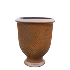 MORGANE Pot 42x52cm iron finish