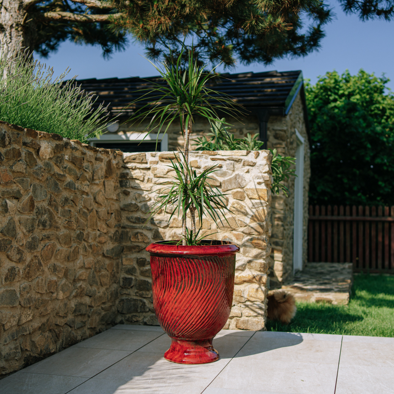 Pot MORGANE 55x69cm rouge brique