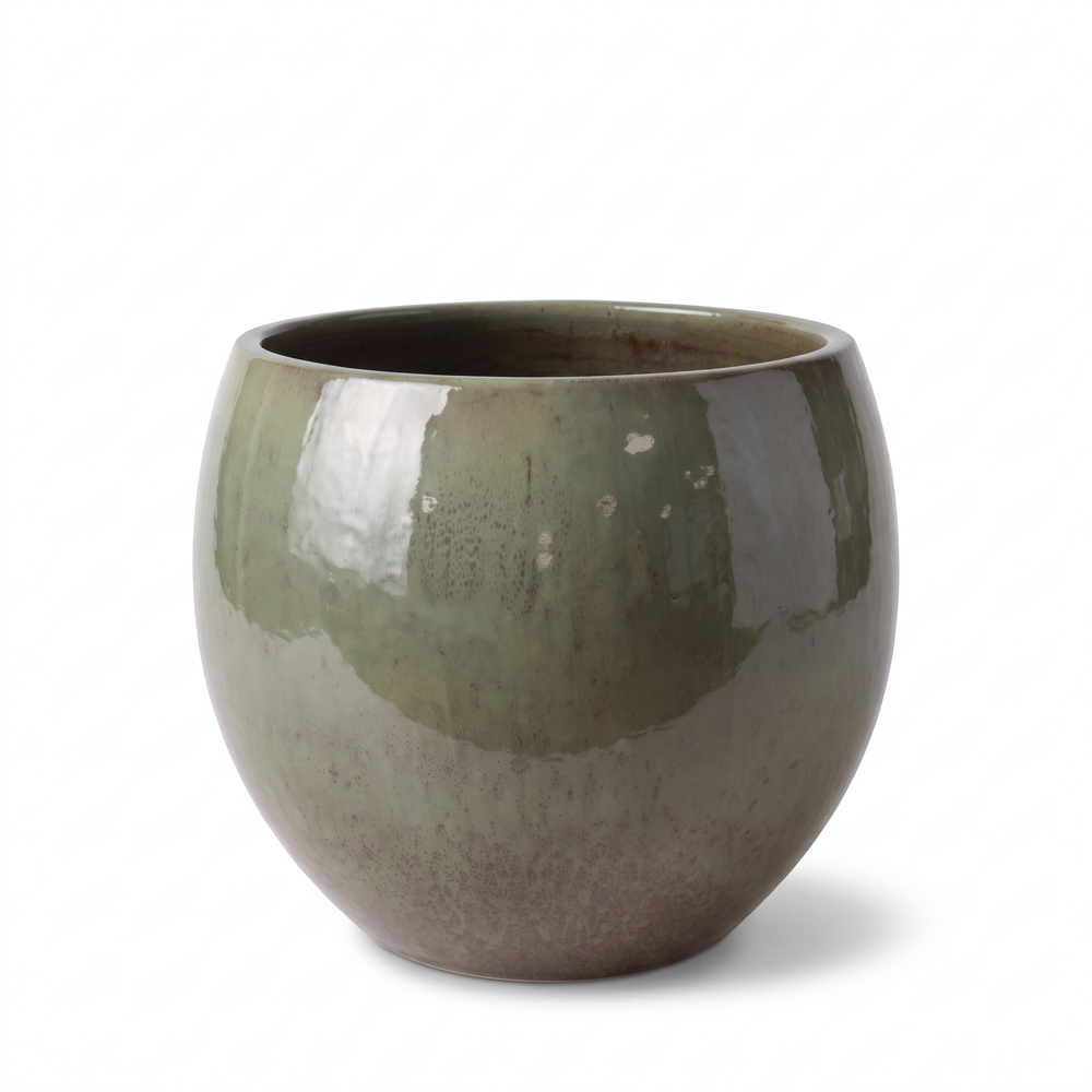 Pot MOZART 43x35cm vert crème