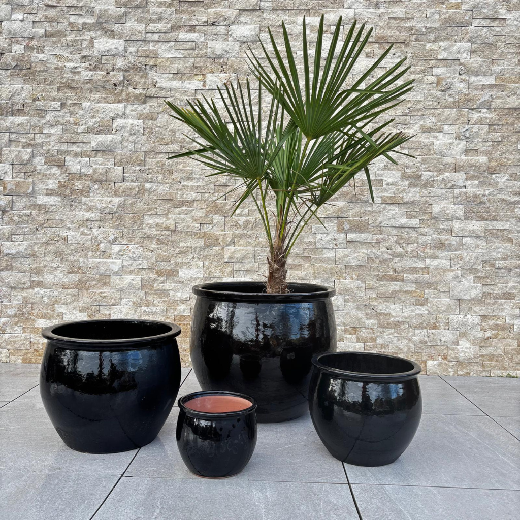 Pot NEWTON 21x23cm noir