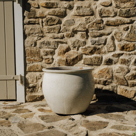 Pot NEWTON 44x35cm crème