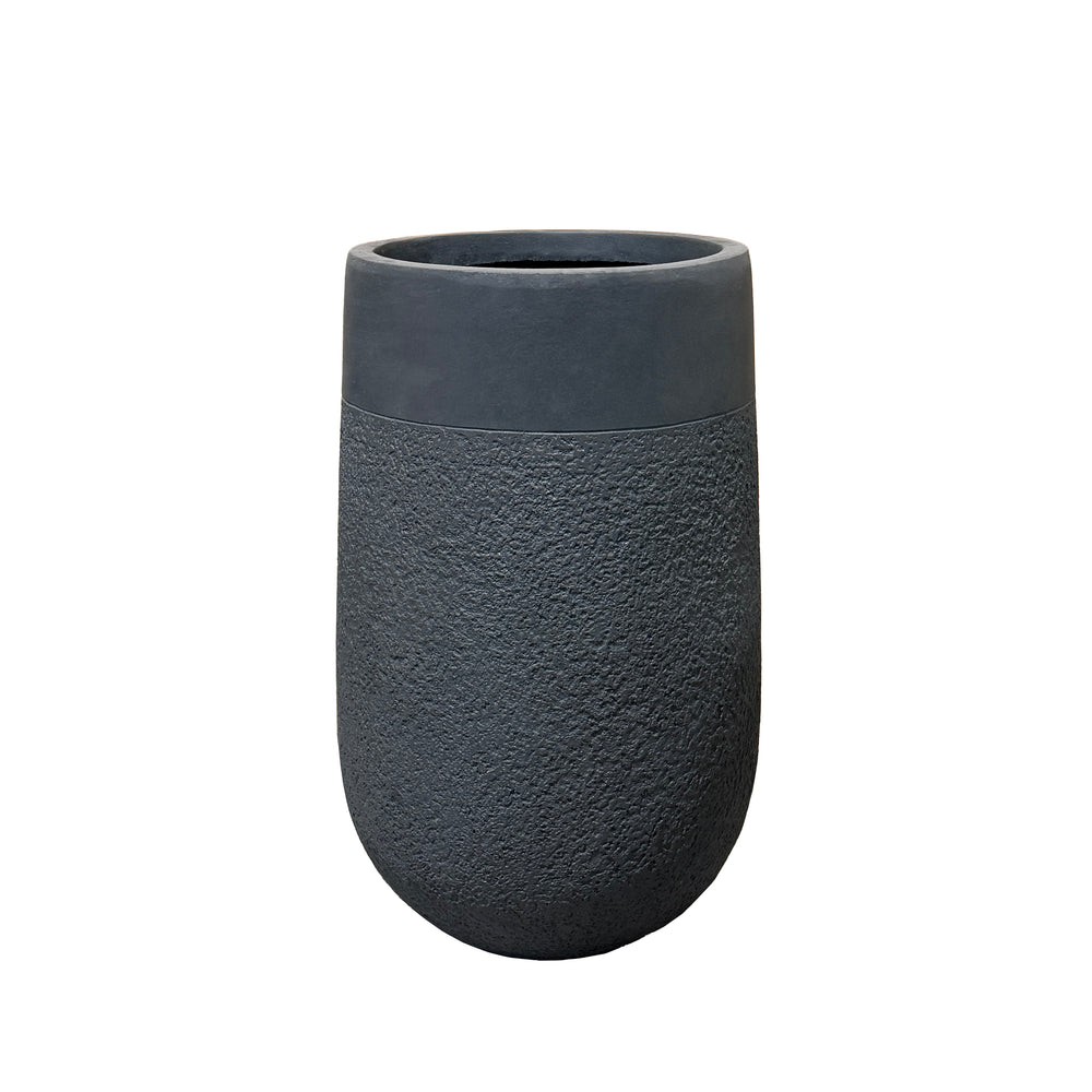 Pre-drilled cachepot OPUS 53x78cm dark grey