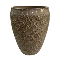 Pot PHENIX 32x40cm bronze sablé