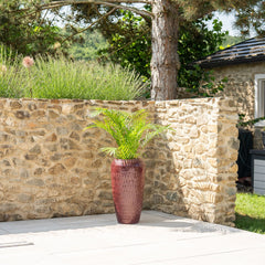POMPADOUR Pot 36x69cm brick red