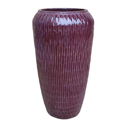 Maceta POMPADOUR 36x69cm violeta claro