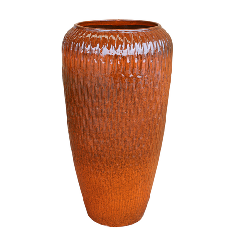 Vaso POMPADOUR 47x90cm arancione tropicale