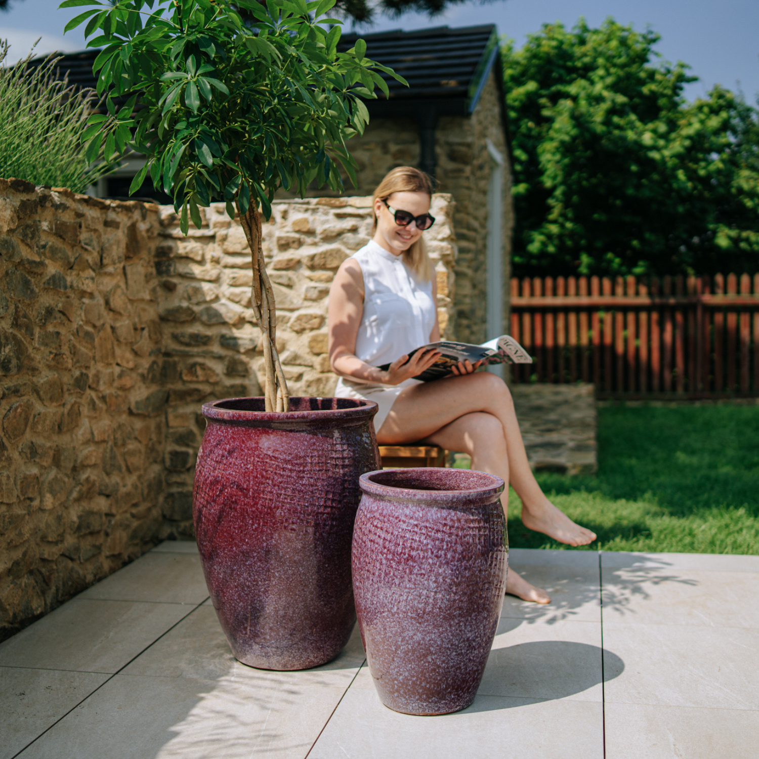 POSEIDON Pot 36x52cm light purple