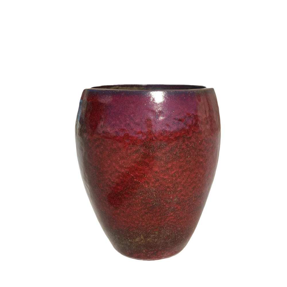 Vaso POSEIDON2 28x31cm rosso mattone