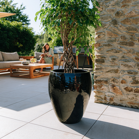 Pot POSEIDON2 46x55cm noir