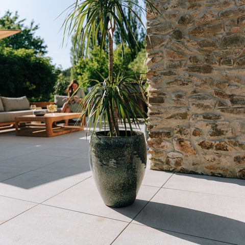 Pot POSEIDON2 36x43cm bleu abysse