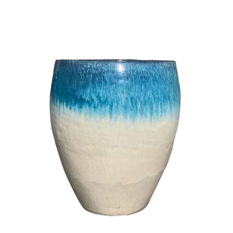 Maceta POSEIDON2 36x43cm cielo de abril
