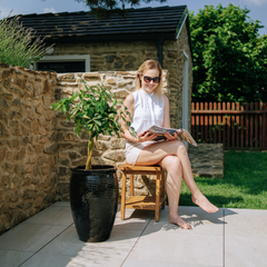 Vaso POSEIDON 36x52cm nero