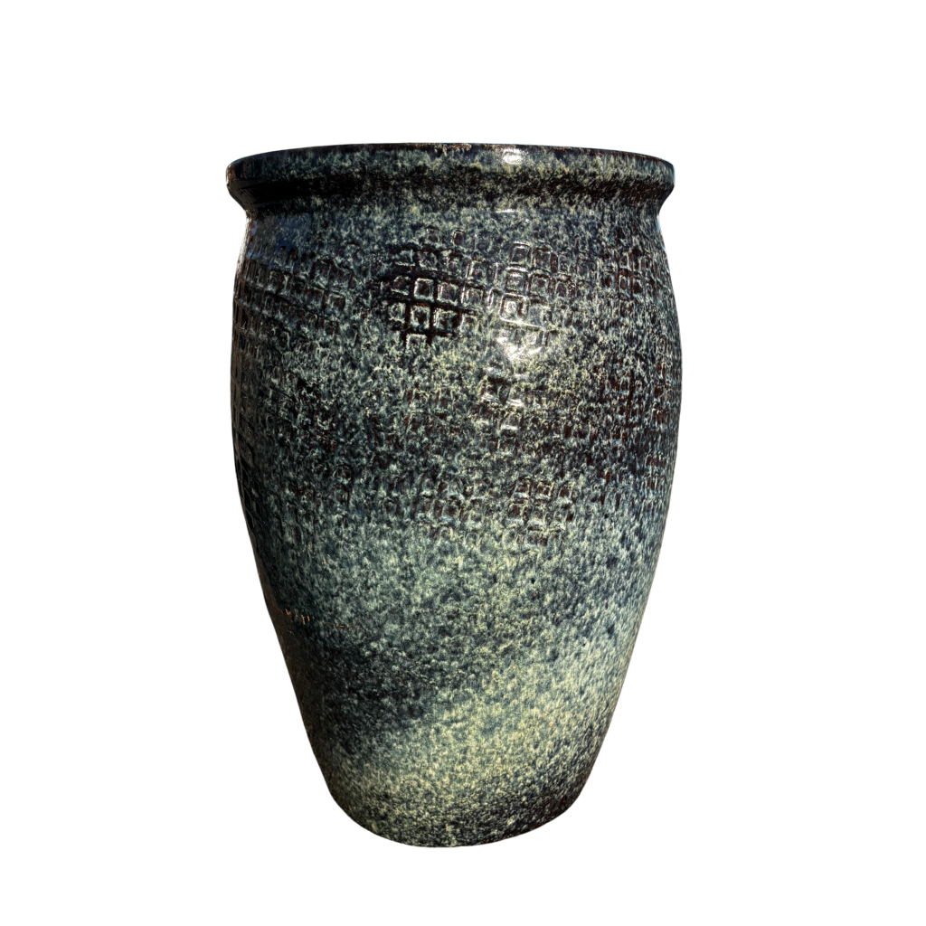 Maceta POSEIDON 36x52cm azul abismo