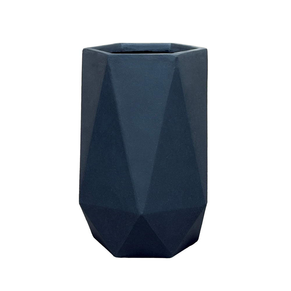 Cache-pot pré percé PRISME 47x50cm gris foncé