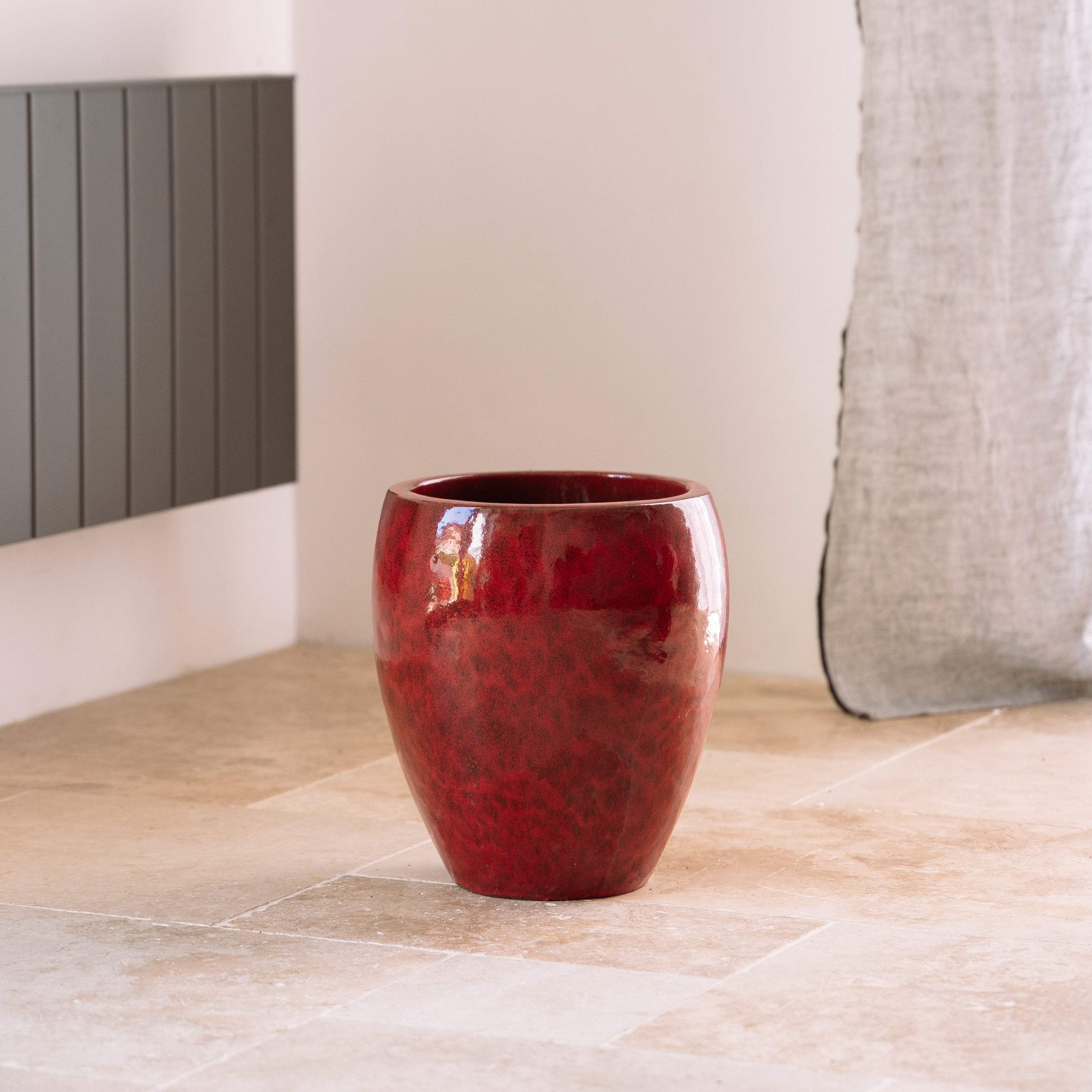 Pot POSEIDON2 36x43cm rouge tropical